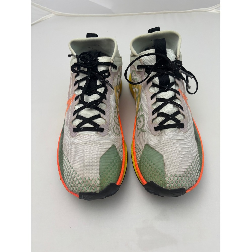 Nike Pegasus Trail 3 GORE-TEX Mens 9 Running Shoes Grey Orange DJ7926-500